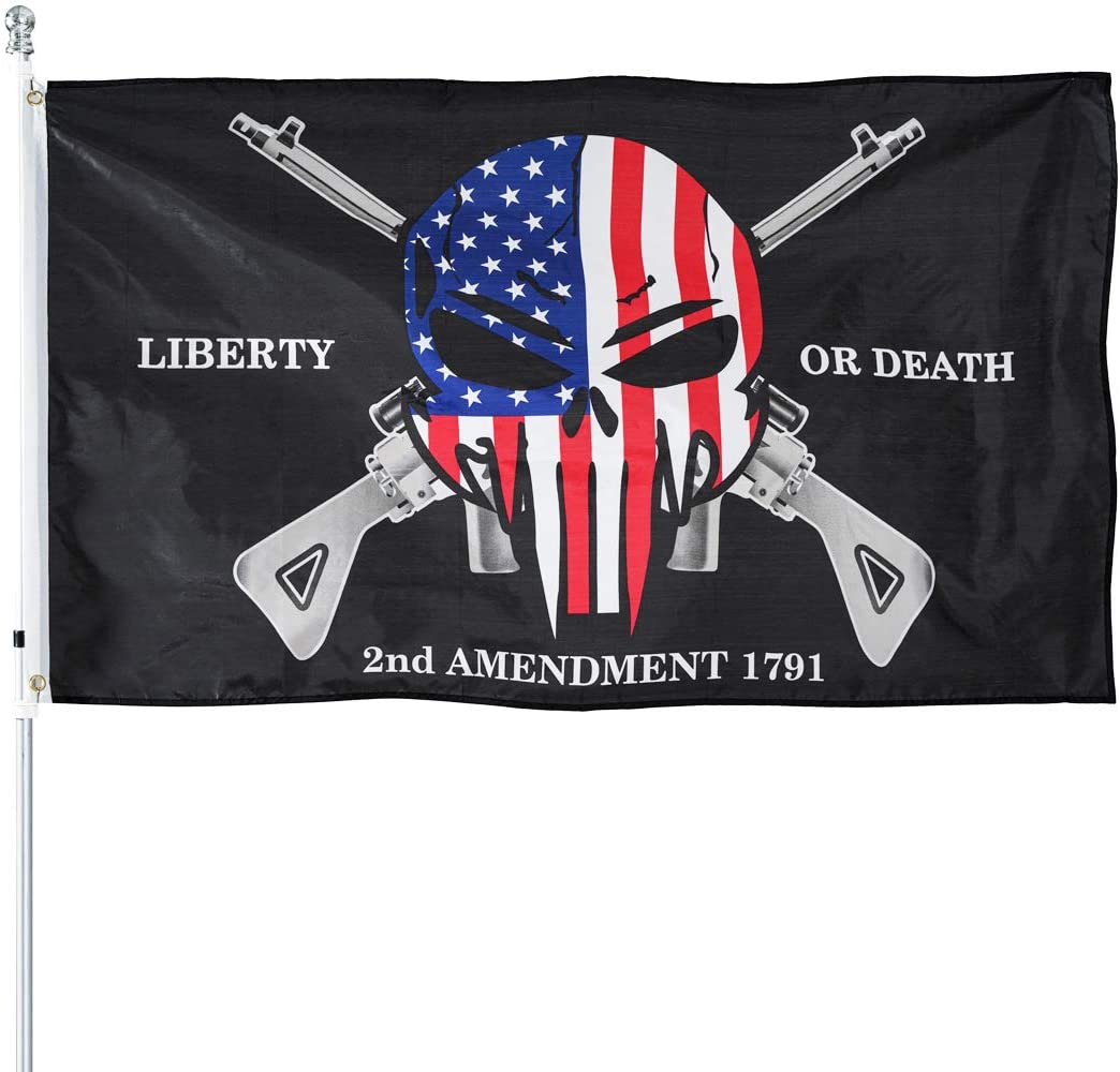 2nd Amendment FLAG 3x5 Eagle USA Shall Not Infringe Firearm - Foto 2