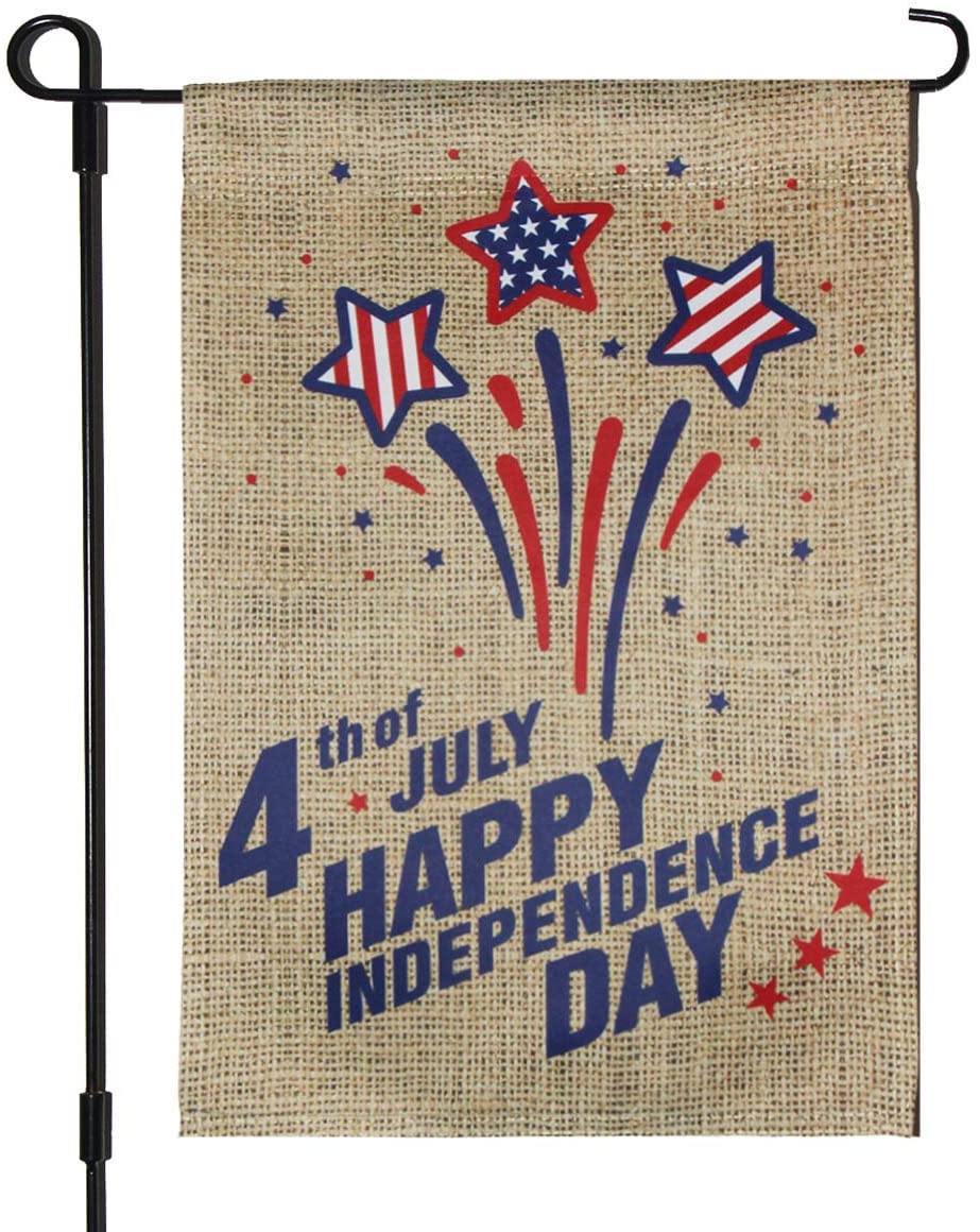 4th of July Garden Flags- American Patriotic Memorial Independence Day ...